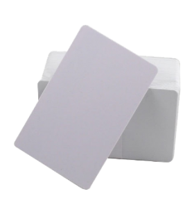 Pack de 500 tarjetas PVC, color blanco. Ancho 0,76mm de grosor 2476BL1EVOLIS