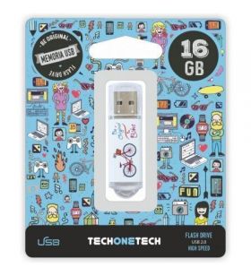 Pendrive 16GB Tech One Tech Be Bike USB 2.0 TEC4005-16TECH ONE TECH