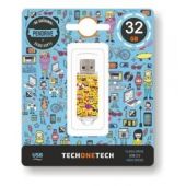 Pendrive 32GB Tech One Tech Emojis USB 2.0 TEC4501-32TECH ONE TECH