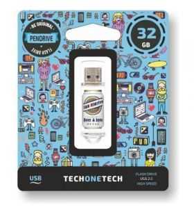 Pendrive 32GB Tech One Tech Beers & Bytes San Midrive Cerveza USB 2.0 TEC4011-32TECH ONE TECH