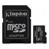 Tarjeta de Memoria Kingston CANVAS Select Plus 64GB microSD XC con Adaptador SDCS2/64GBKINGSTON