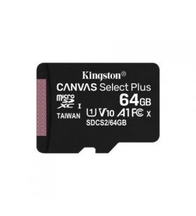 Cartão de memória microSD XC Kingston CANVAS Select Plus 64GB SDCS2/64GBSPKINGSTON
