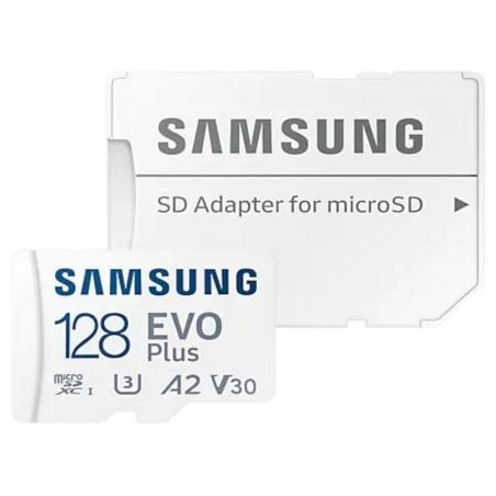 Tarjeta de Memoria Samsung EVO Plus 2021 128GB microSD XC con Adaptador MB-MC128KA/EUSAMSUNG