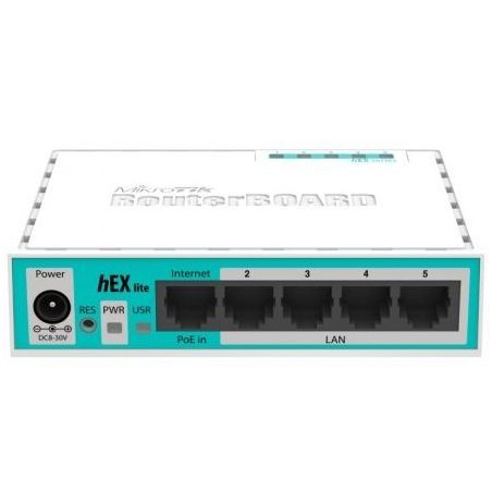 Router Mikrotik Hex Lite RB750R2 5 Puertos RB750R2MIKROTIK