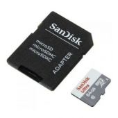 Tarjeta de Memoria SanDisk Ultra 64GB microSD XC con Adaptador SDSQUNR-064G-GN3MASANDISK