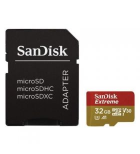 Cartão de memória SanDisk Extreme 32GB microSD HC UHS SDSQXAF-032G-GN6AASANDISK