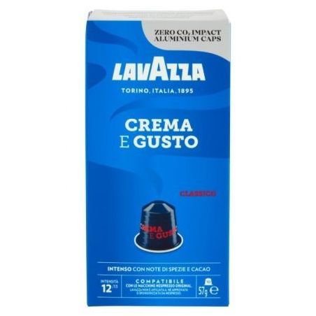 Cápsula Lavazza Crema e Gusto Clásico para cafeteras Nespresso 8672LAVAZZA