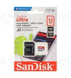 Tarjeta de Memoria SanDisk Ultra 32GB microSD HC UHS SDSQUA4-032G-GN6MASANDISK