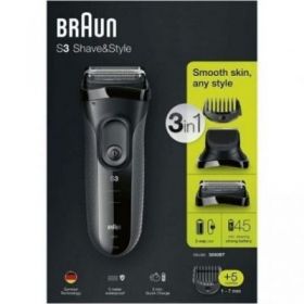 Afeitadora Braun Serie S3 Shave Style 3000BT 3000BTBRAUN