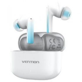 Bluetooth headphones vention elf e04 nbiw0 with charging case/ autonomy 6h/ white