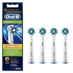 Braun replacement head for brush braun oral-b pro cross action/ pack 4