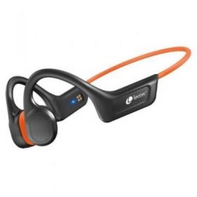 Fones de ouvido esportivos de condução óssea sem fio Leotec Run Pro / com microfone / Bluetooth / laranja