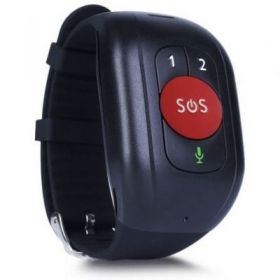 Smartband wristband leotec senior smart band 4g/ red and black