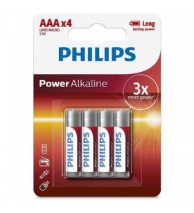 Pack de 4 Pilas AAA Philips LR03P4B LR03P4B/05PHILIPS